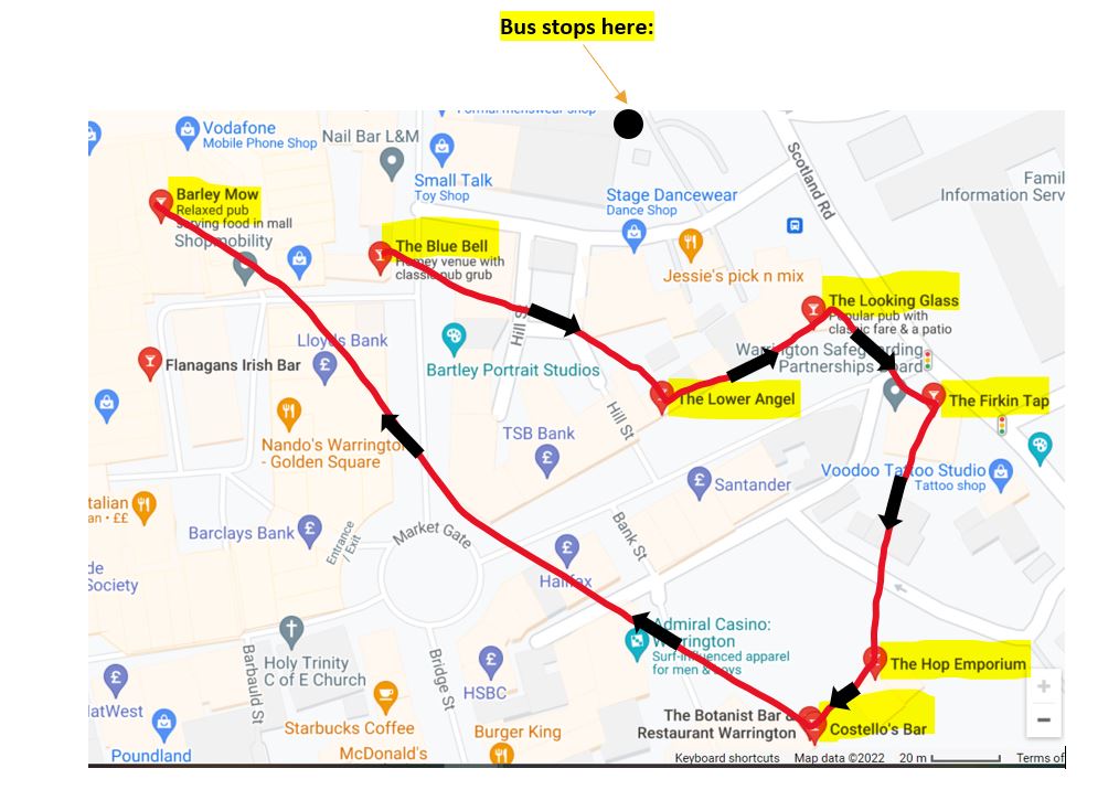 Warrington Pub Trail