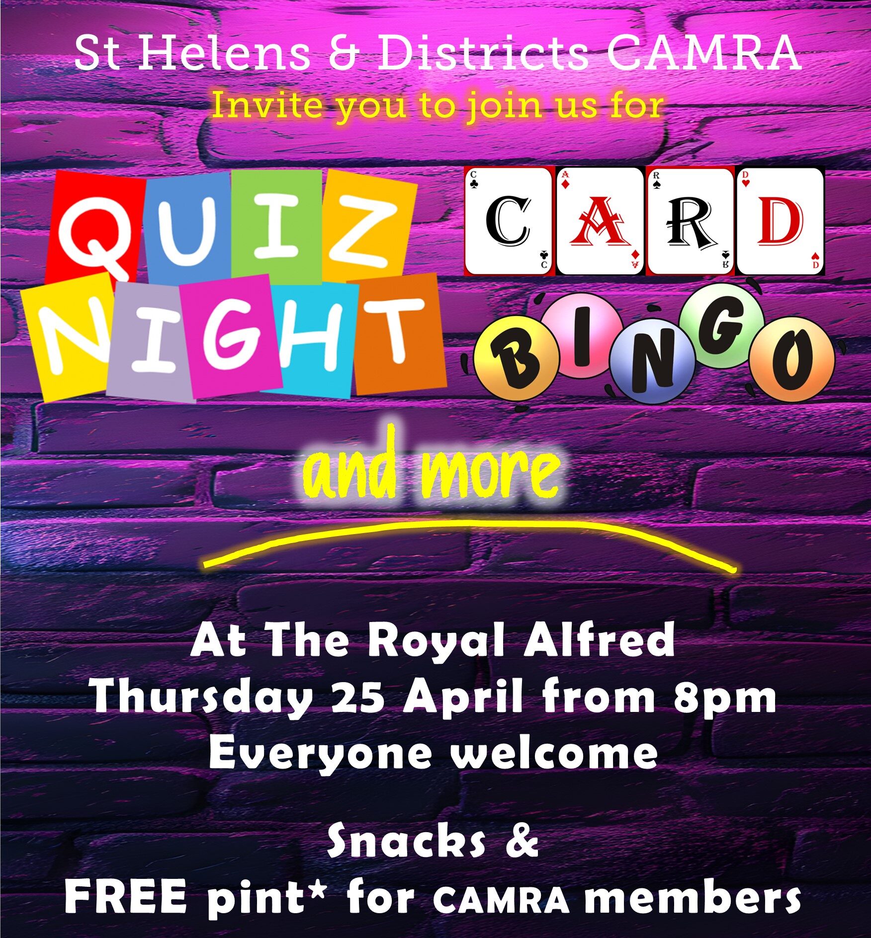 Members Evening 2024 St Helens CAMRA